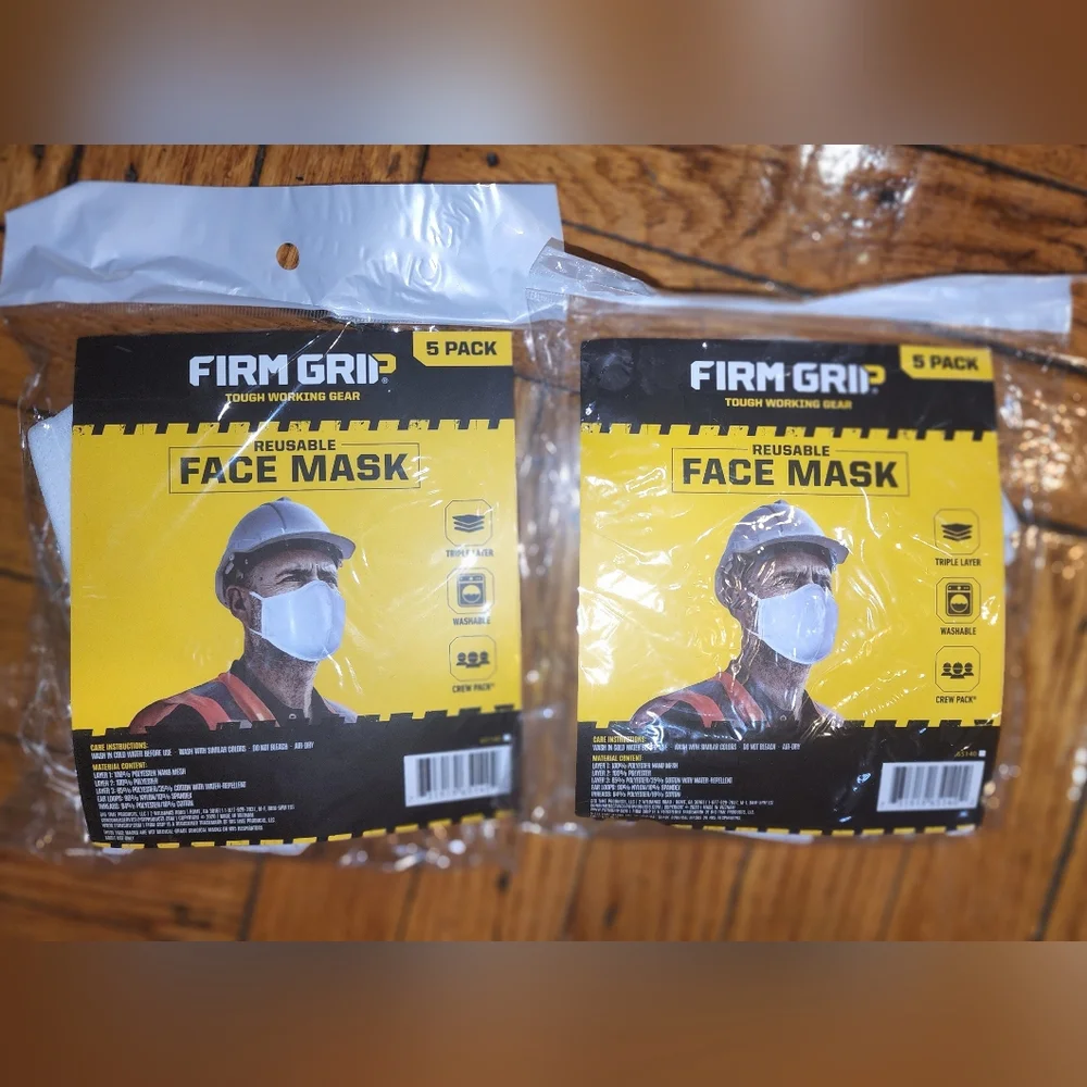 Face masks.